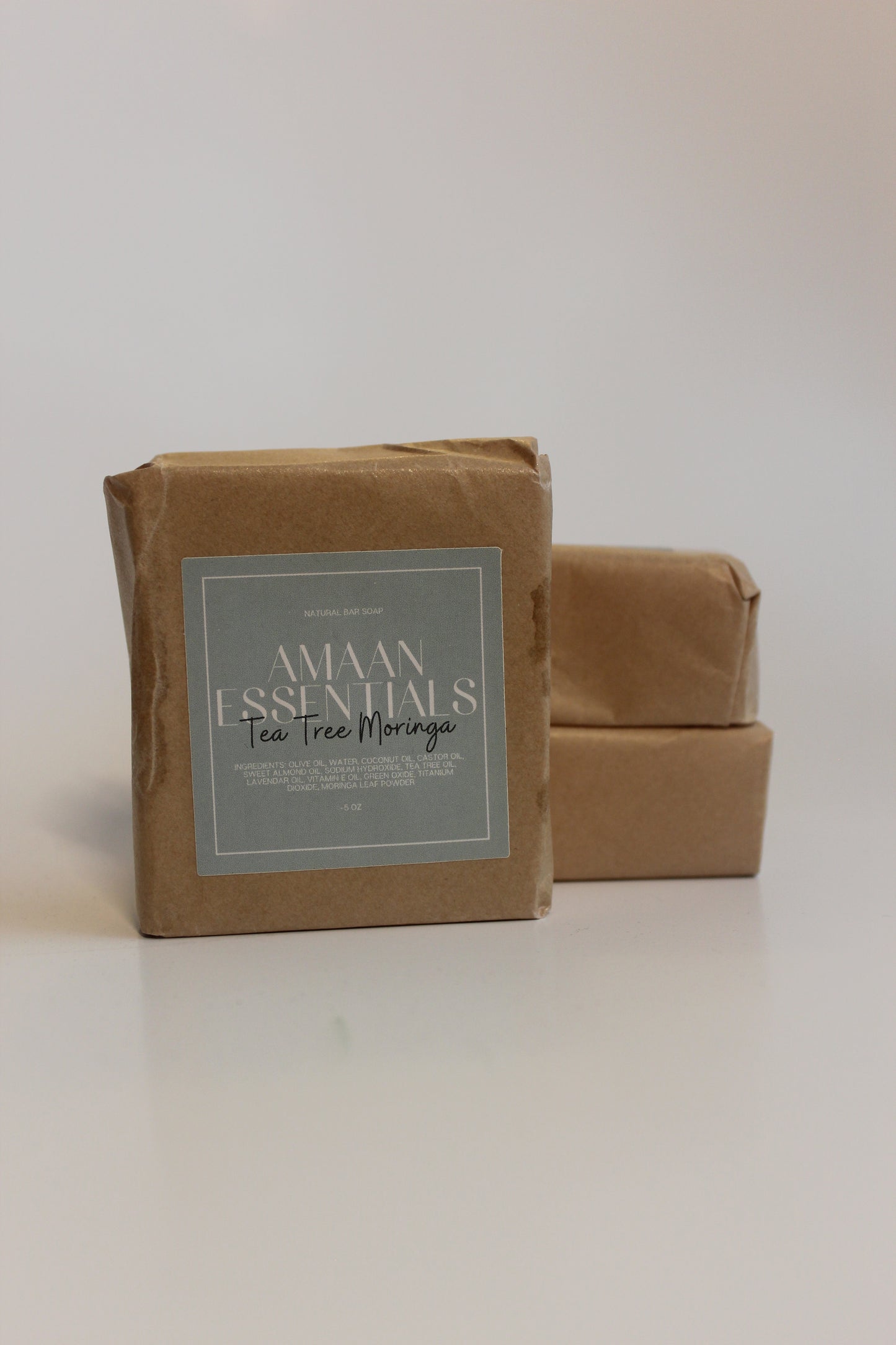 Amaan Essentials Natural Bar Soap Tea Tree Moringa